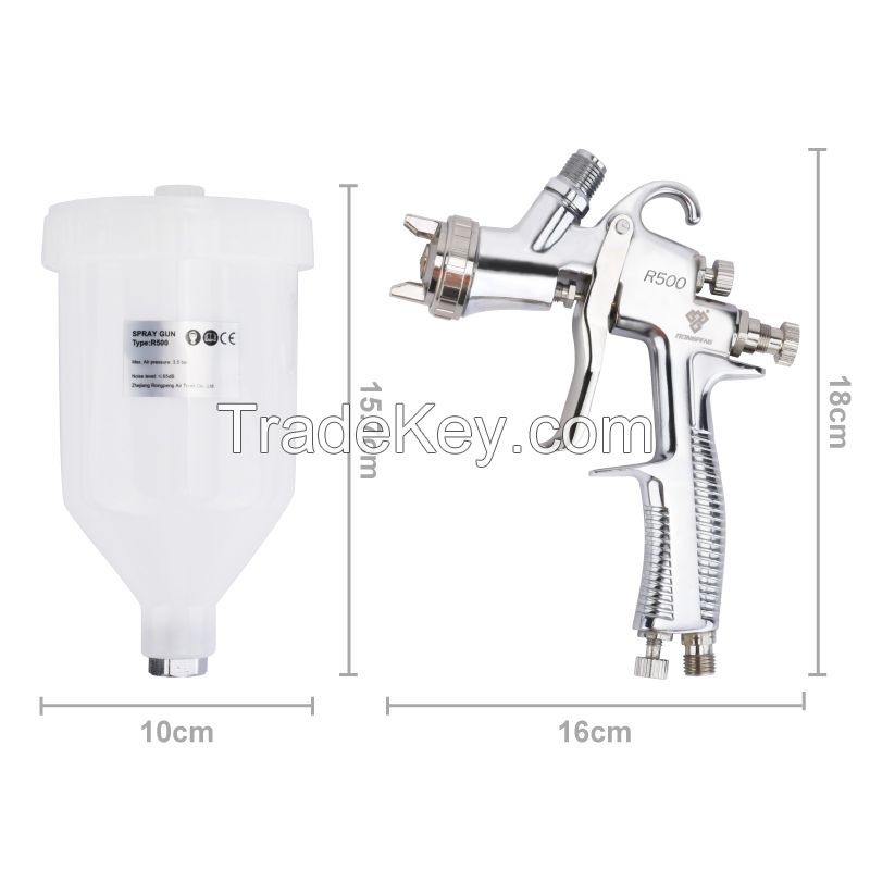 Rongpeng Professional R500 LVLP Water Based Air Spray Gun Airbrush For Finish Painting