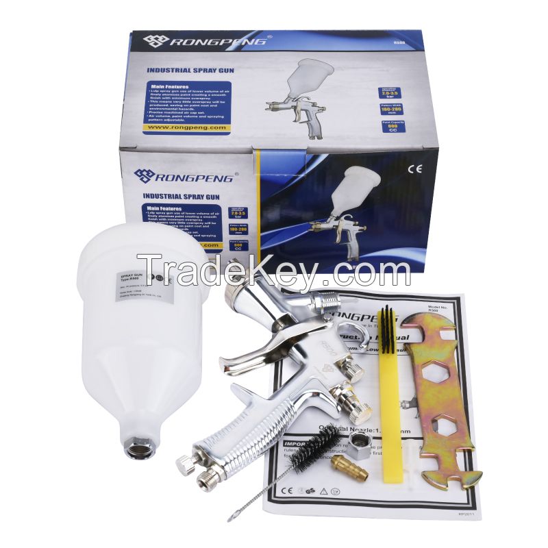 Rongpeng Professional R500 LVLP Water Based Air Spray Gun Airbrush For Finish Painting