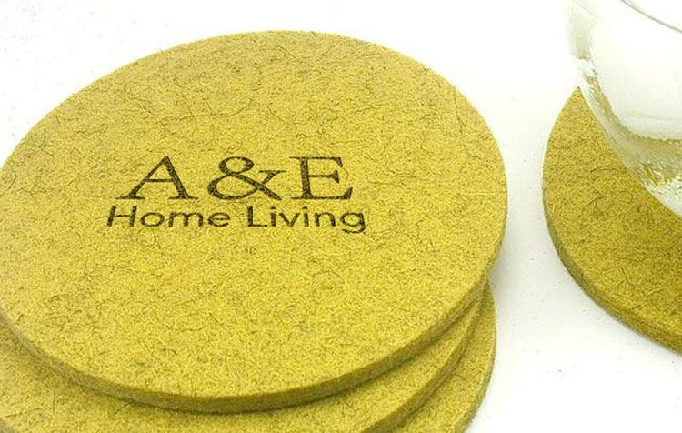 Felt Coasters Set 18 curated colors of Home Decor