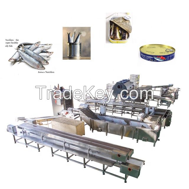 Canned Sardine  / Tuna Fish Processing Line 