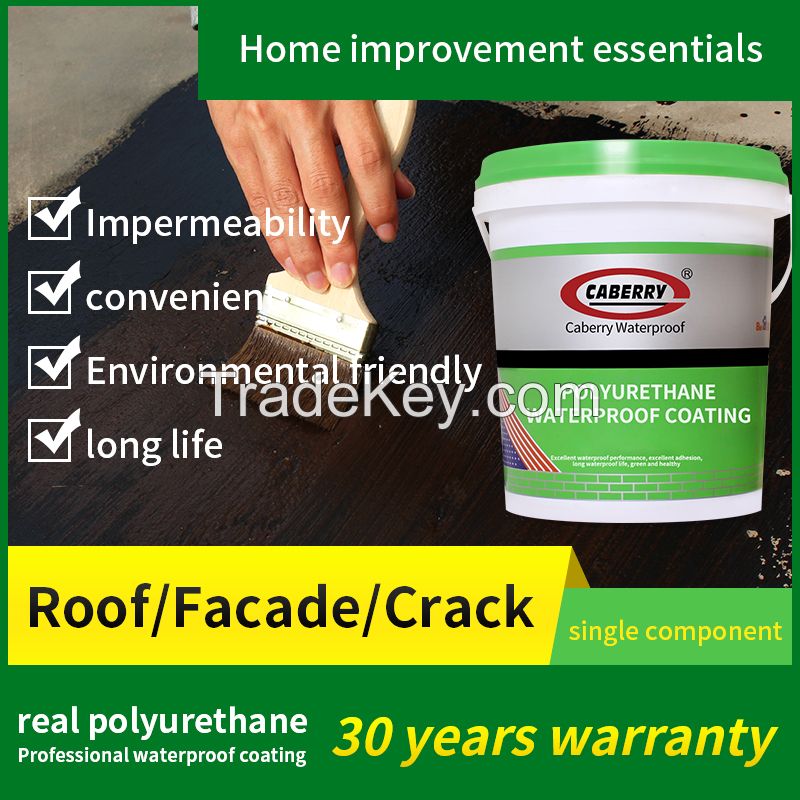 Caberry Factory Other Waterproofing Materials Polyurethane Waterproof Paint Coating