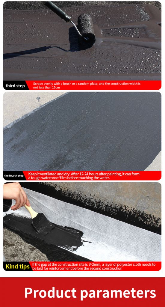 Wholesale CABERRY nano coating waterproof liquid rubber waterproofing