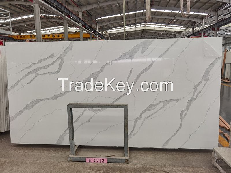 Quartz Slab /Calacatta White Quartz Slab 