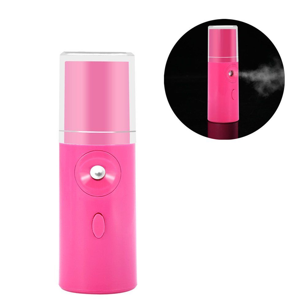 Nano Water Sprayer, 20ml Capacity Mist Facial Mister Sprayer USB Rechargeable Mini Beauty Moisturizing Atomizer Beauty Instrument