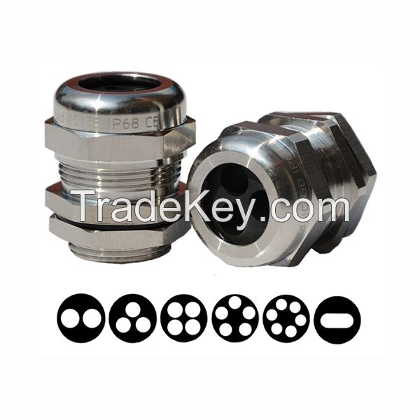 Stainless steel IP68 cable glands 90 degree cable glands