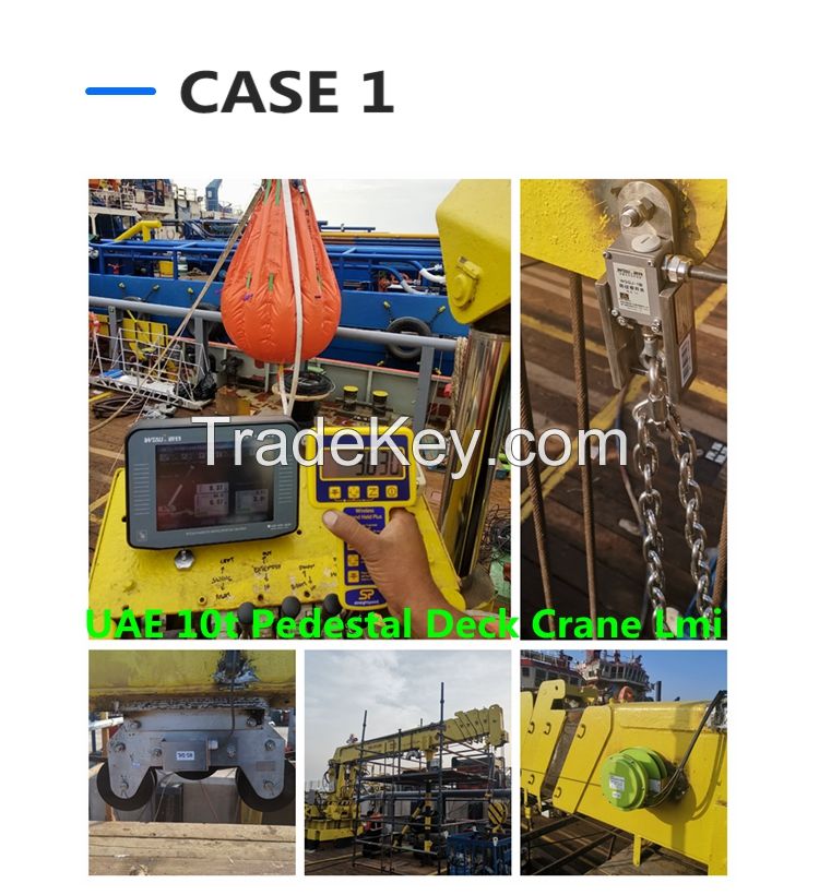 Atex-Certified W650V3 crane safety management with load control crane lmi system for Marine Offshore Oil Gas Industry