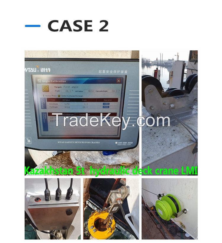 Atex-Certified W650V3 crane safety management with load control crane lmi system for Marine Offshore Oil Gas Industry