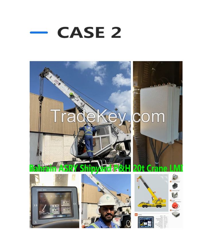 Crane Truck Lmi System Set Wtl A700 Load Monitoring System for Tadano Tr500m 45t