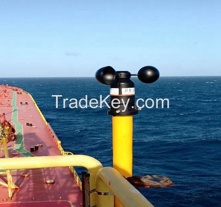 Wind Speed Sensor 3 Cup Wind Cup Anemometer for Offshore Cranes