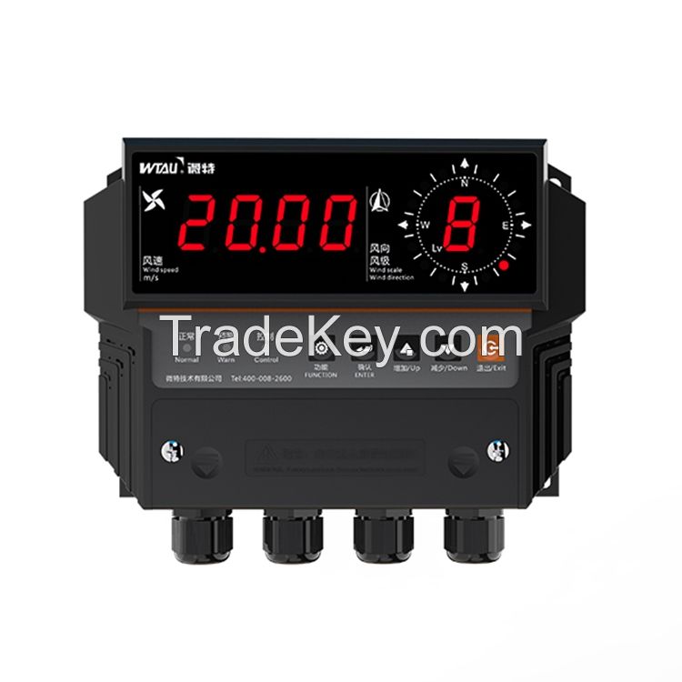 Wind Data Logger Anemometer Digital Wind Speed Sensor for Tower Crane Wind Alarming