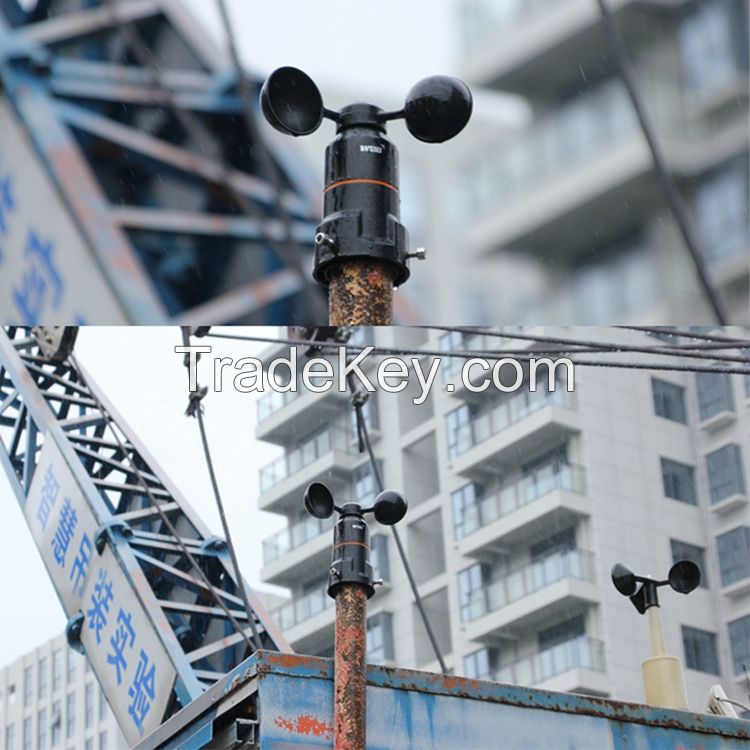 Wind Data Logger Anemometer Digital Wind Speed Sensor for Tower Crane Wind Alarming