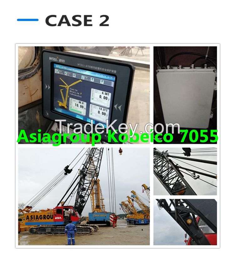 Crawler Crane Use Wtl a 700 Safe Load Indicator with CCTV Camera System for Hitachi Terex Crane