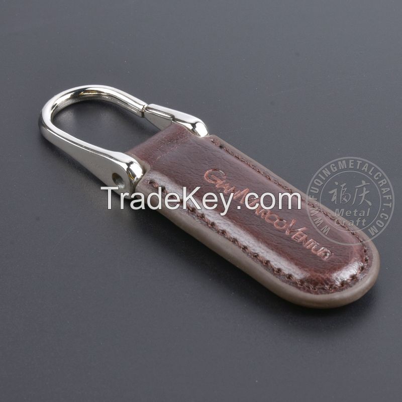 High Quality Custom Promotional Design Logo leather Keychain