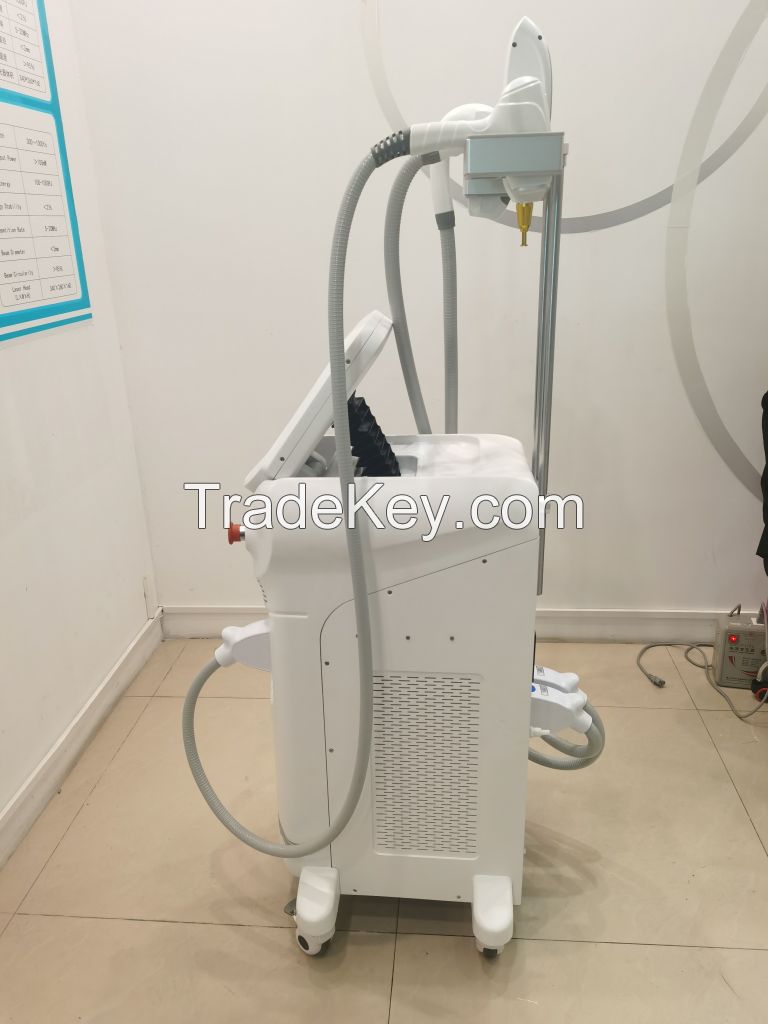 12 Multifunction 2 In 1 Beauty Salon Equipment Nd Yag Laser Hair Removal 532nm 1064nm Laser Tattoo Removal Machine