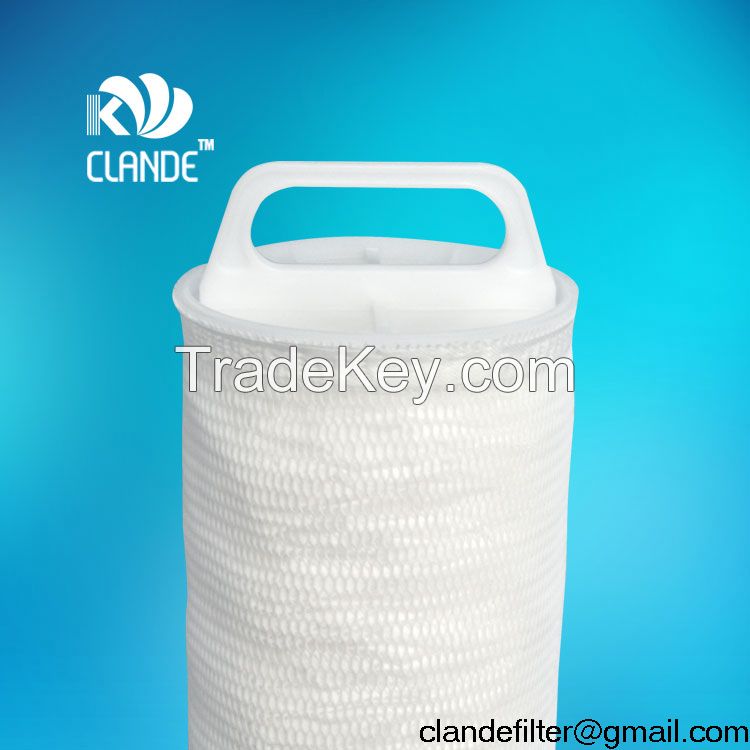 60 inch radial pleated water filter cartridge