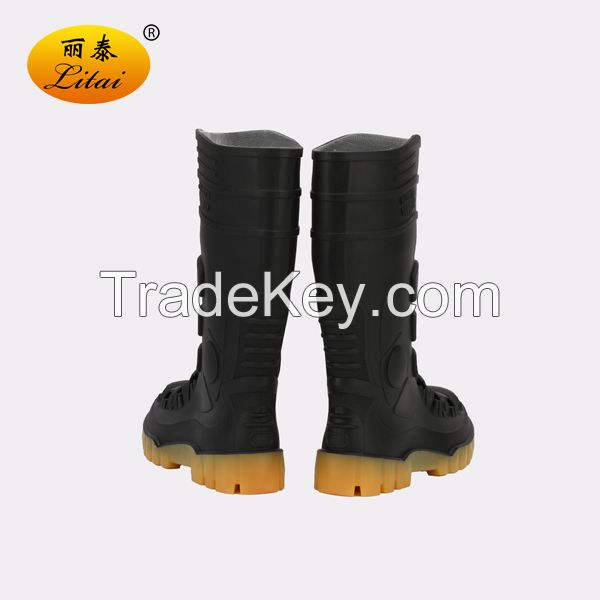 Hot Sale Heavy Duty PVC Boots with Steel Toe and Steel Sole