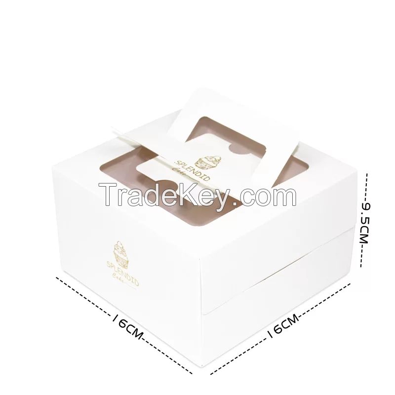 Factory customized wedding&gift mini cake box packaging paper cardboard