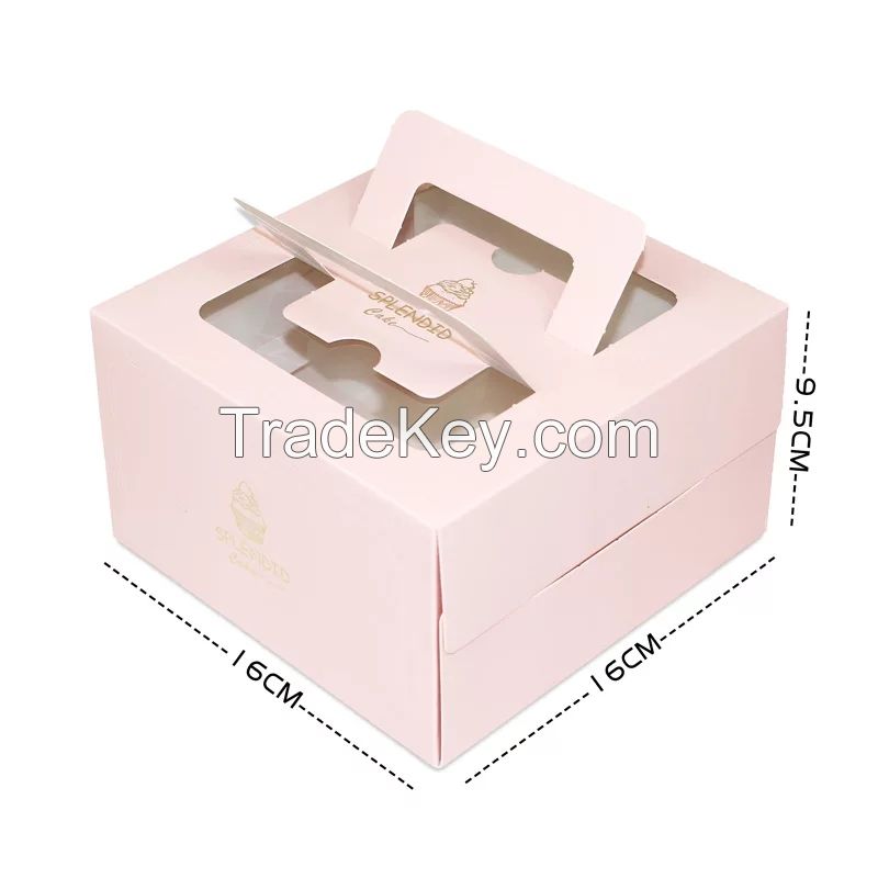 Factory customized wedding&gift mini cake box packaging paper cardboard