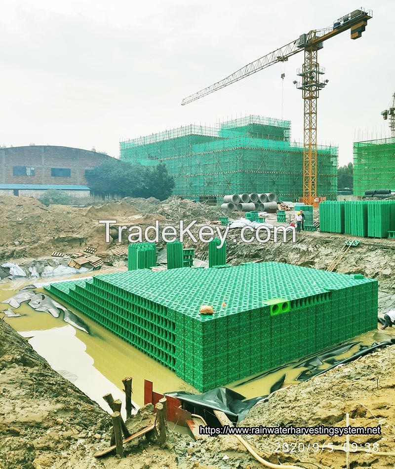 Rainwater Stormwater Attenuation Tank System Module Block Crates