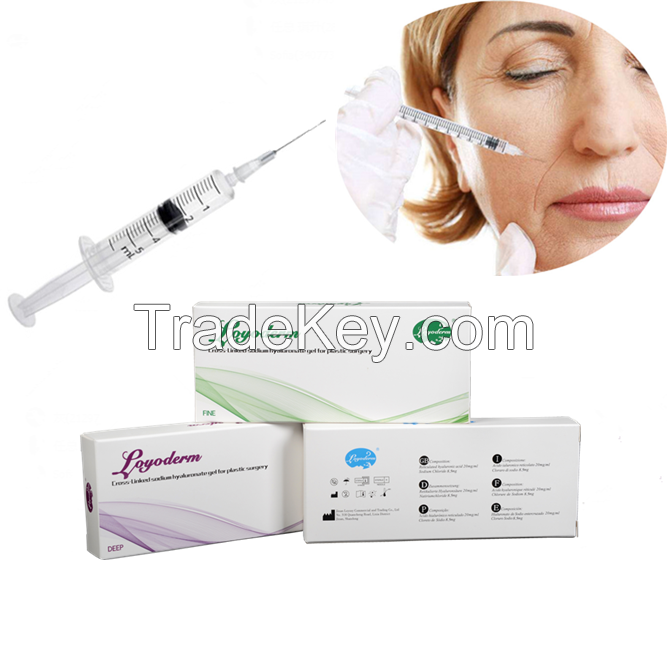 buy cross-linked 2ml deep line injectable dermal fillers for plastic surgery