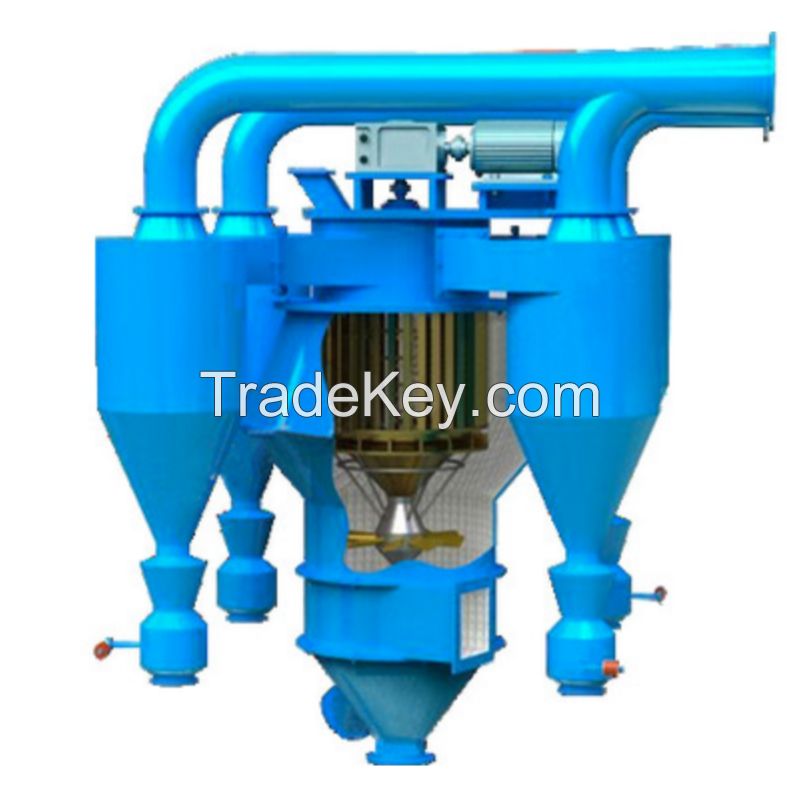 Powder classifier powder cyclone separator