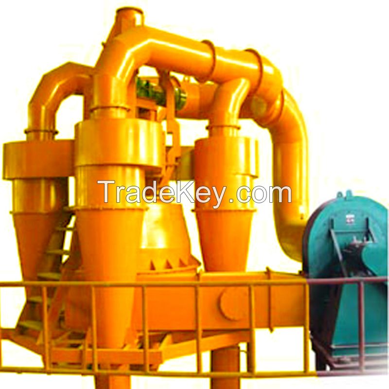 Powder classifier powder cyclone separator