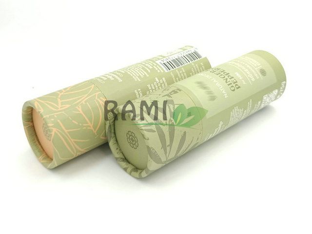 75g deodorant push up paper tube for lip balm 