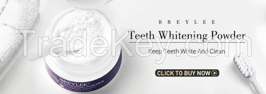 BREYLEE Teeth Whitening Powder Toothpaste Dental Tools White Teeth Cleaning Oral Hygiene Toothbrush Gel Remove Plaque Stains 30g