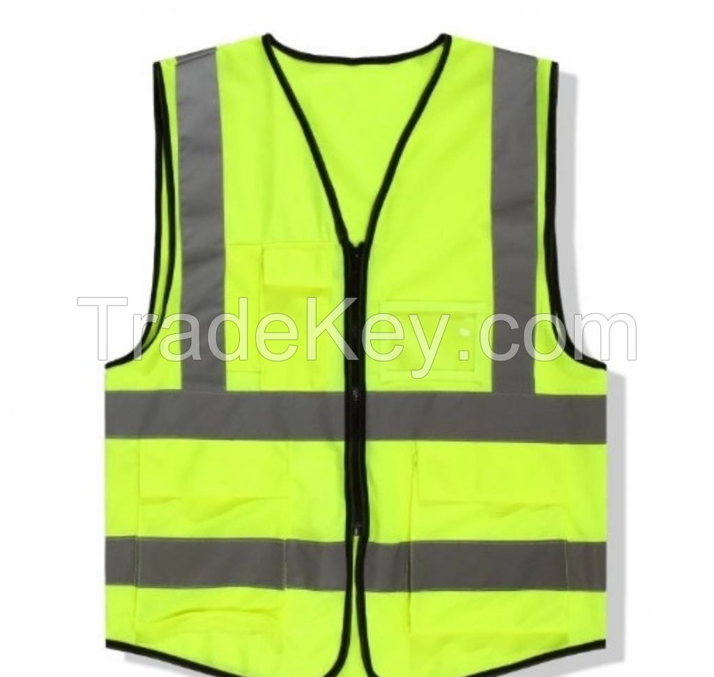 Wholesale Traffic Work Construction Security High Visibility Reflective Safety Mesh Vest with Logo