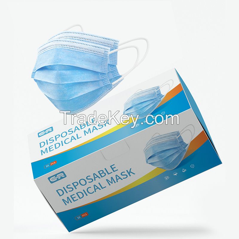 Medical Mask Disposable Mask Manufacturers Disposable 3 Layer Mask 