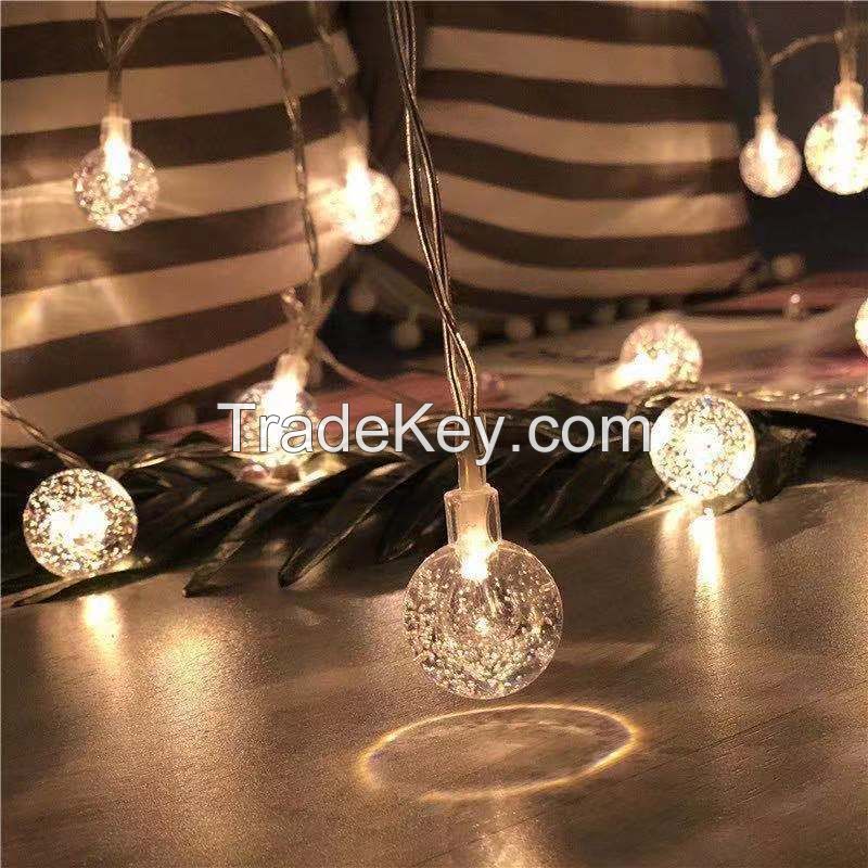 Solar string Light led ball light Outdoor Christmas decoration 