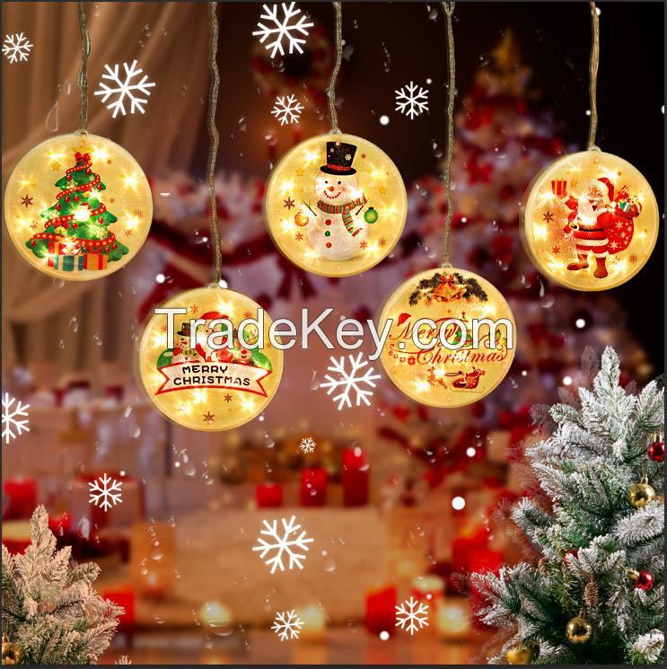 Solar string Light led ball light Outdoor Christmas decoration 