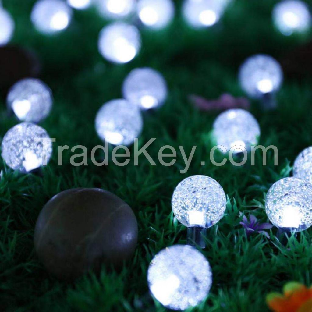 Solar string Light led ball light Outdoor Christmas decoration 