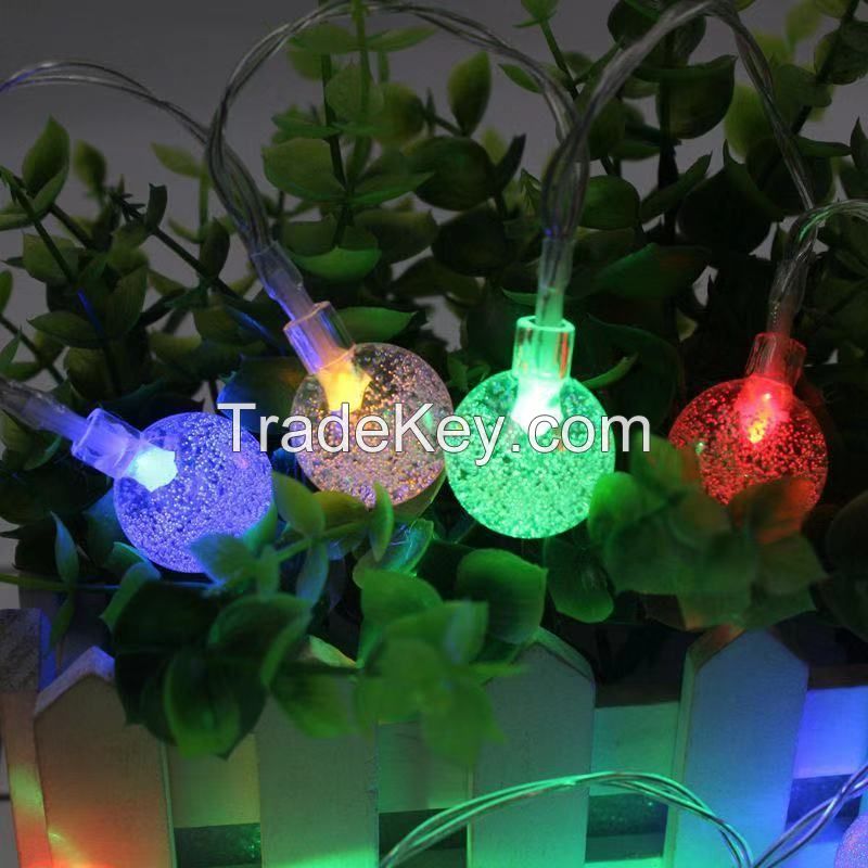 Solar string Light led ball light Outdoor Christmas decoration 