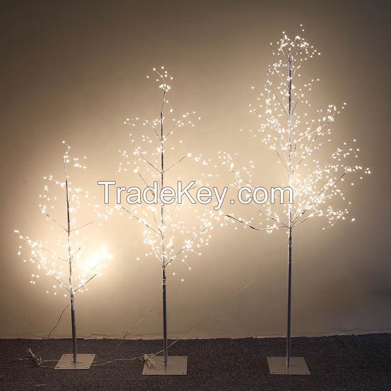 Artificial palm decorative led christmas led tree light