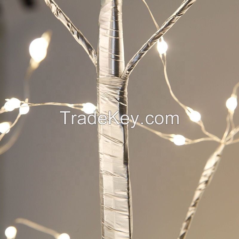 Artificial palm decorative led christmas led tree light