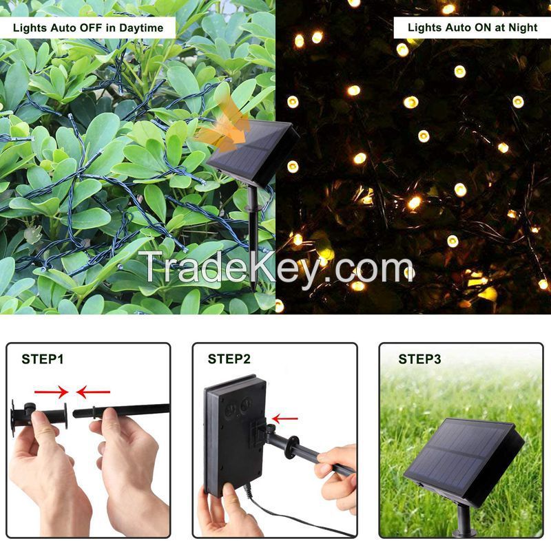 2020 8 Modes LED twinkle star fairy led  lights string 