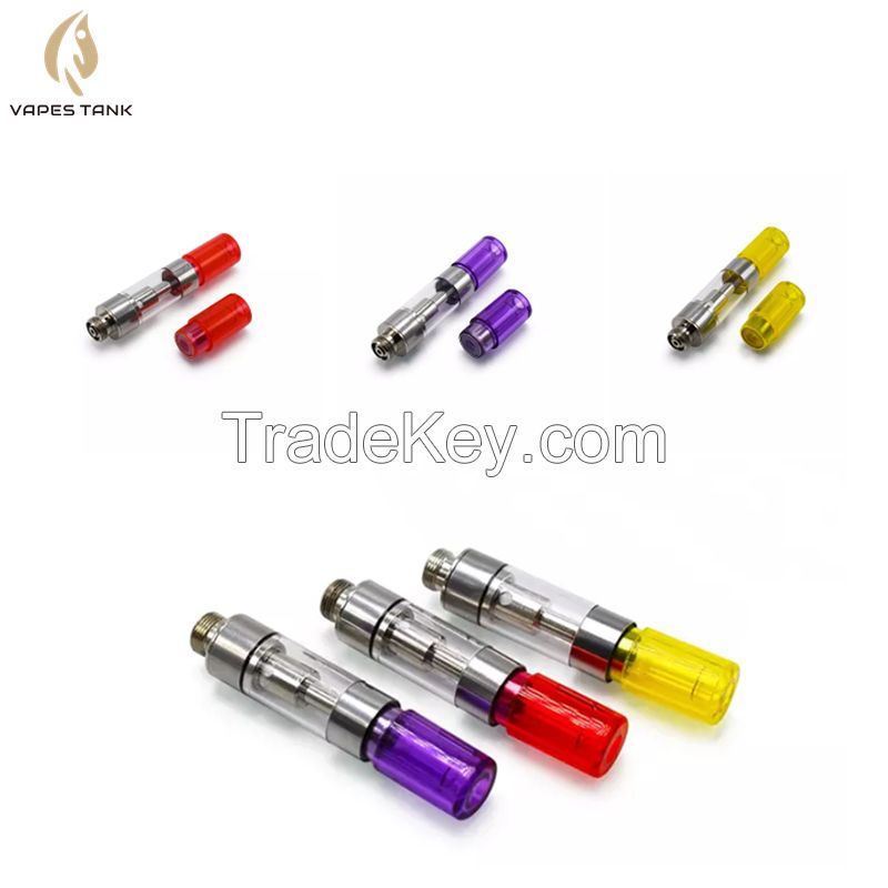 Plastic Press Mouthpiece 0.5ml 0.8ml 1ml Cbd Tank Ceramic Thick Oil Vaporizer