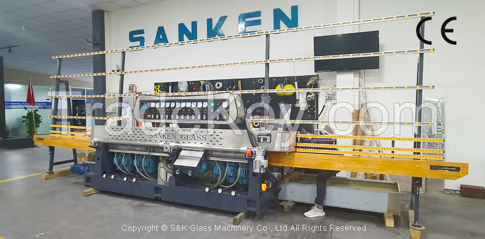 glass straight line edging machine