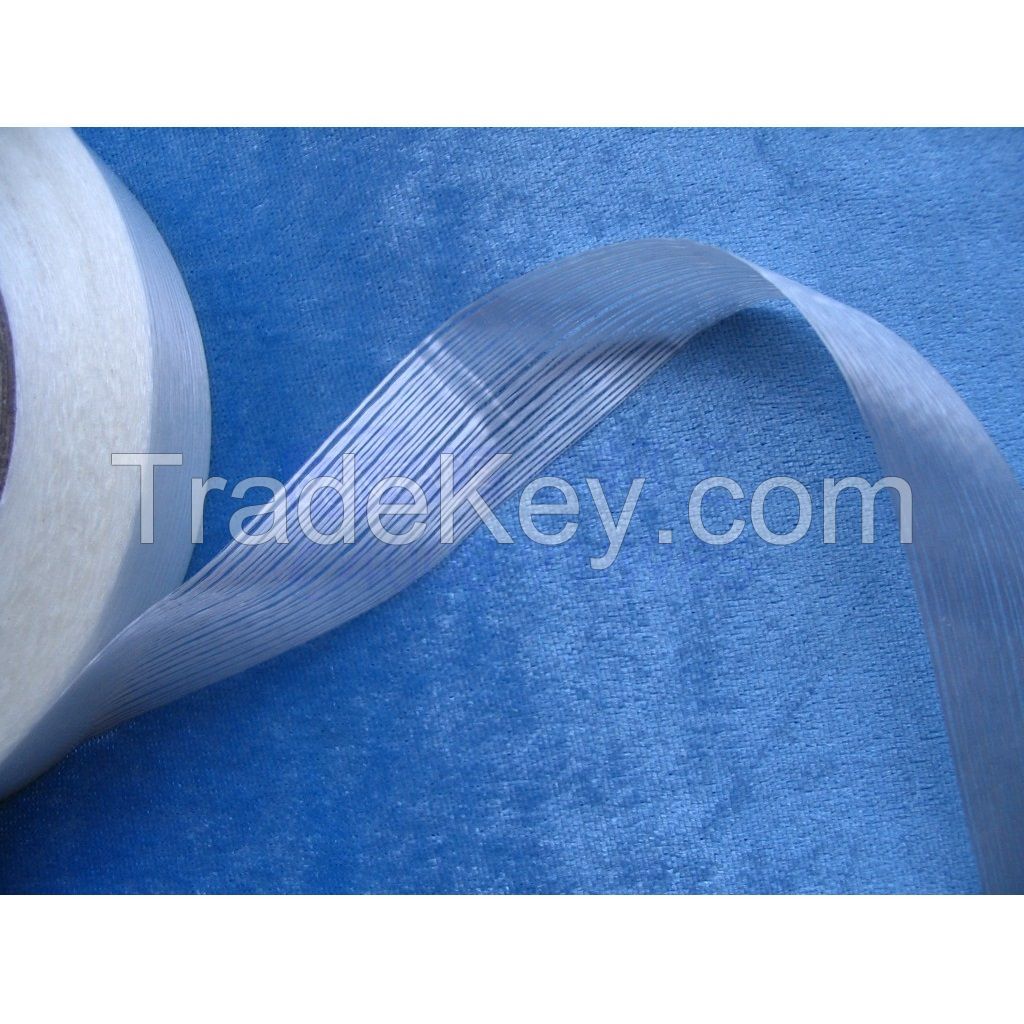 Amorphous iron core bundling electric tapes Oil resistant insulating material Low dielectric loss fiber reinfornced adhesive tape