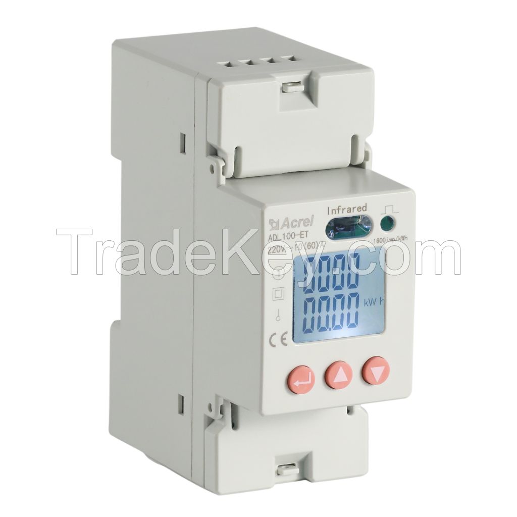 Acrel ADL100-ET Power monitoring max 80A din rail single phase digital