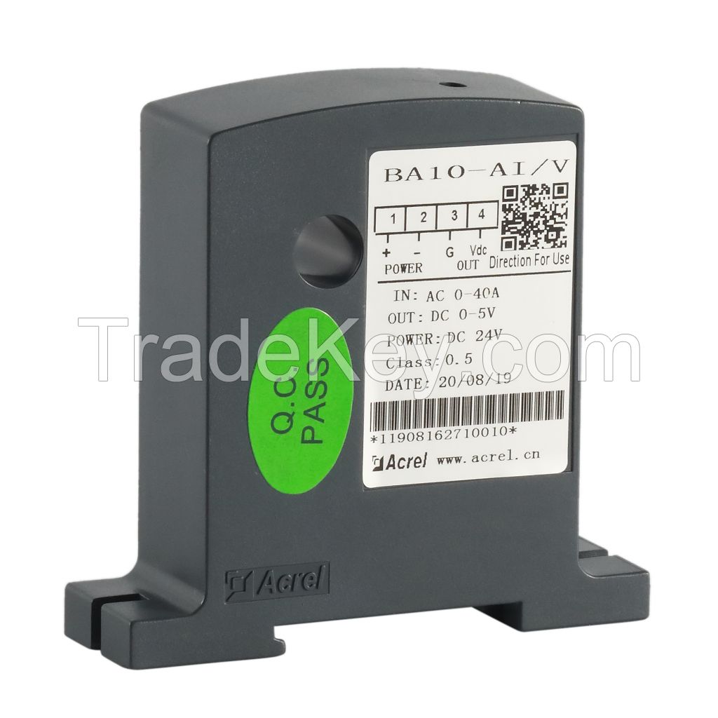 Acrel BA10- AI/V AC current sensor isolate AC 0-50A current