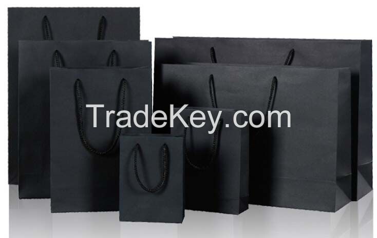 Custom Christmas Paper bags, shopping bag, gift bag with handle