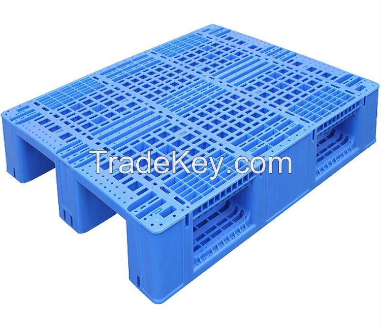 High quality Single Faced Heavy Duty Pallet Steel Reinforced Rack Plastic HDPE Pallet