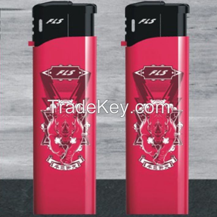 Wholesale ISO9994 custom cigarette gas electronic smoking lighter with logo