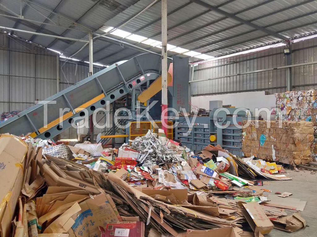 20-25T/H Automatic Waste Paper Baling Machine with Conveyor YDW250