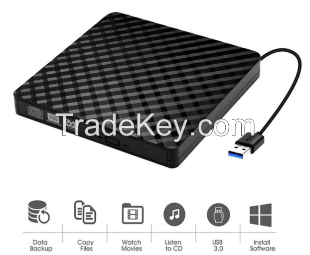 USB 3.0 external drives mobile DVD burner laptop type-c external optic