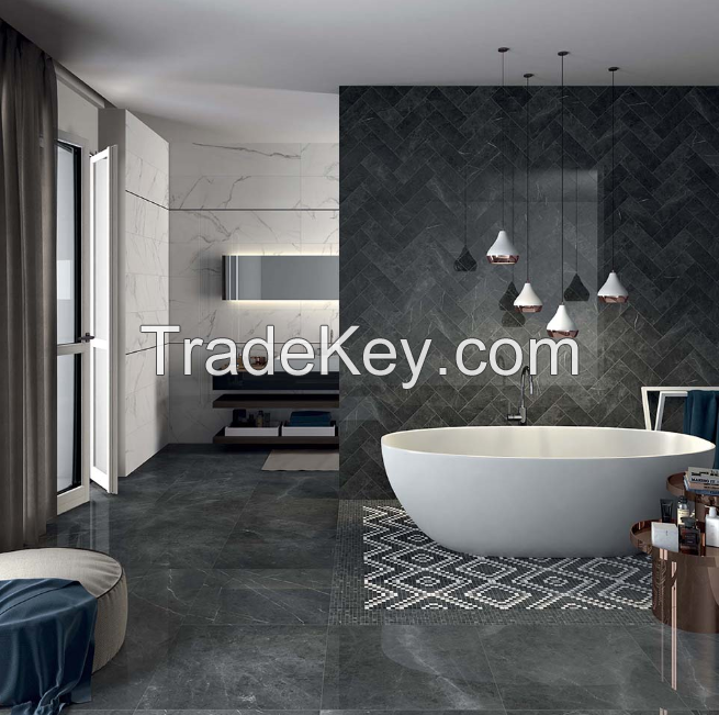 Marble floor tile 