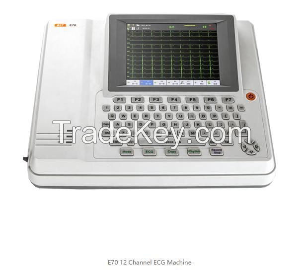 Touch Screen Digital Multi Channel ECG Machine