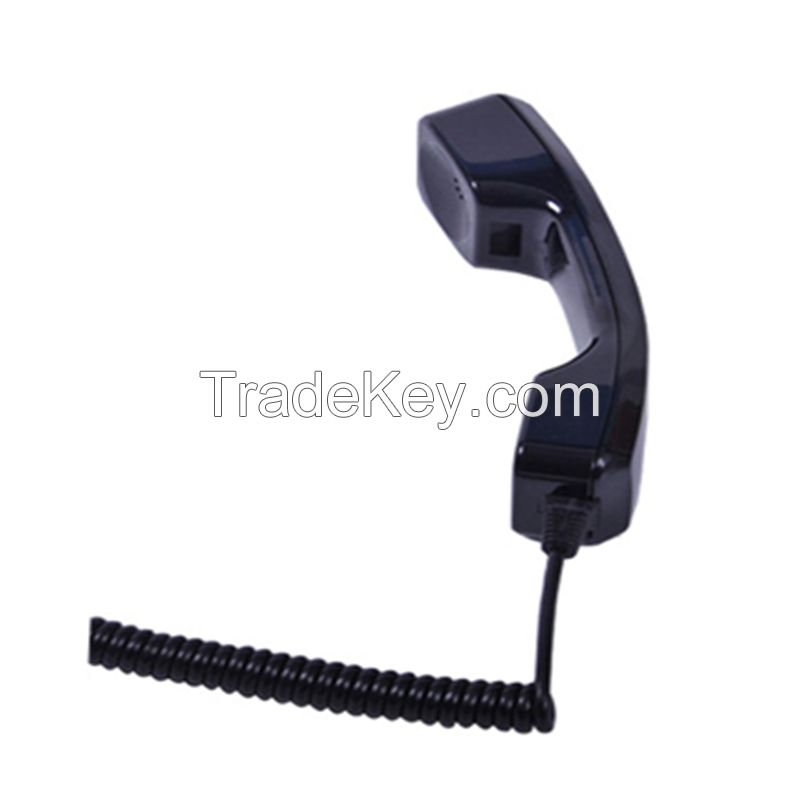 K-style payphone handset for campus telephone